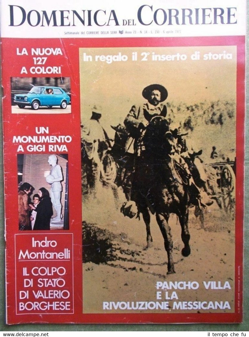 La Domenica del Corriere 6 Aprile 1971 Pravo Golpe Papa …