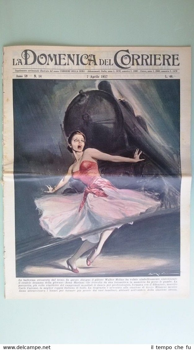 La Domenica del Corriere 7 aprile 1957 A.Mariani-A.P. Ballarin-Tristan da …
