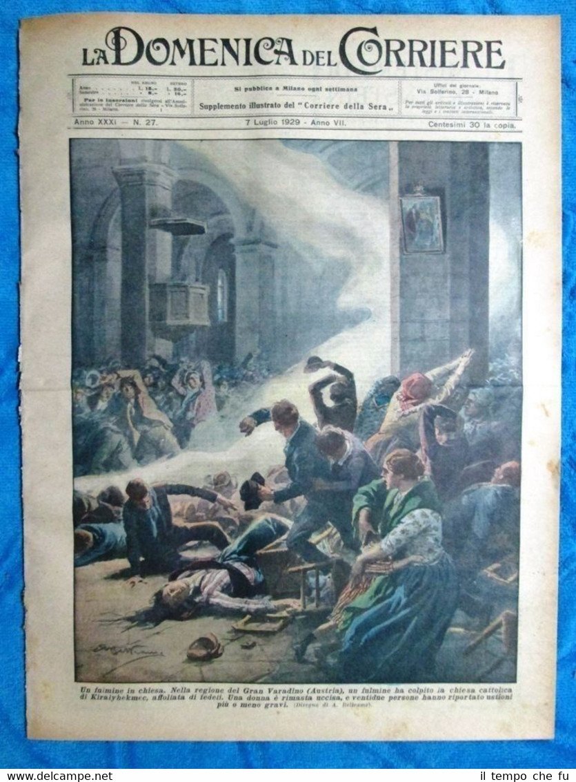 La Domenica del Corriere 7 luglio 1929 Gran Varadino - …