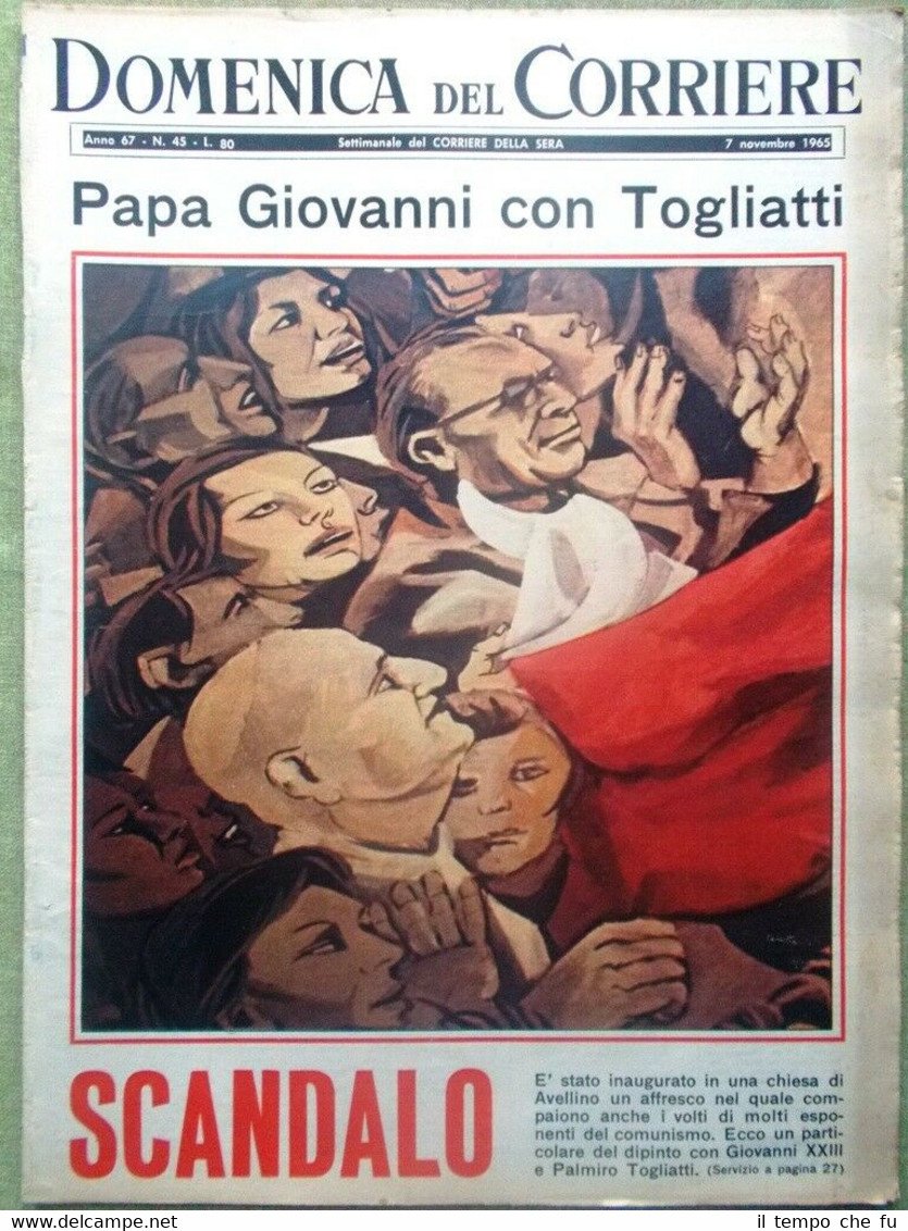 La Domenica del Corriere 7 Novembre 1965 Galera Fenaroli Giulietta …