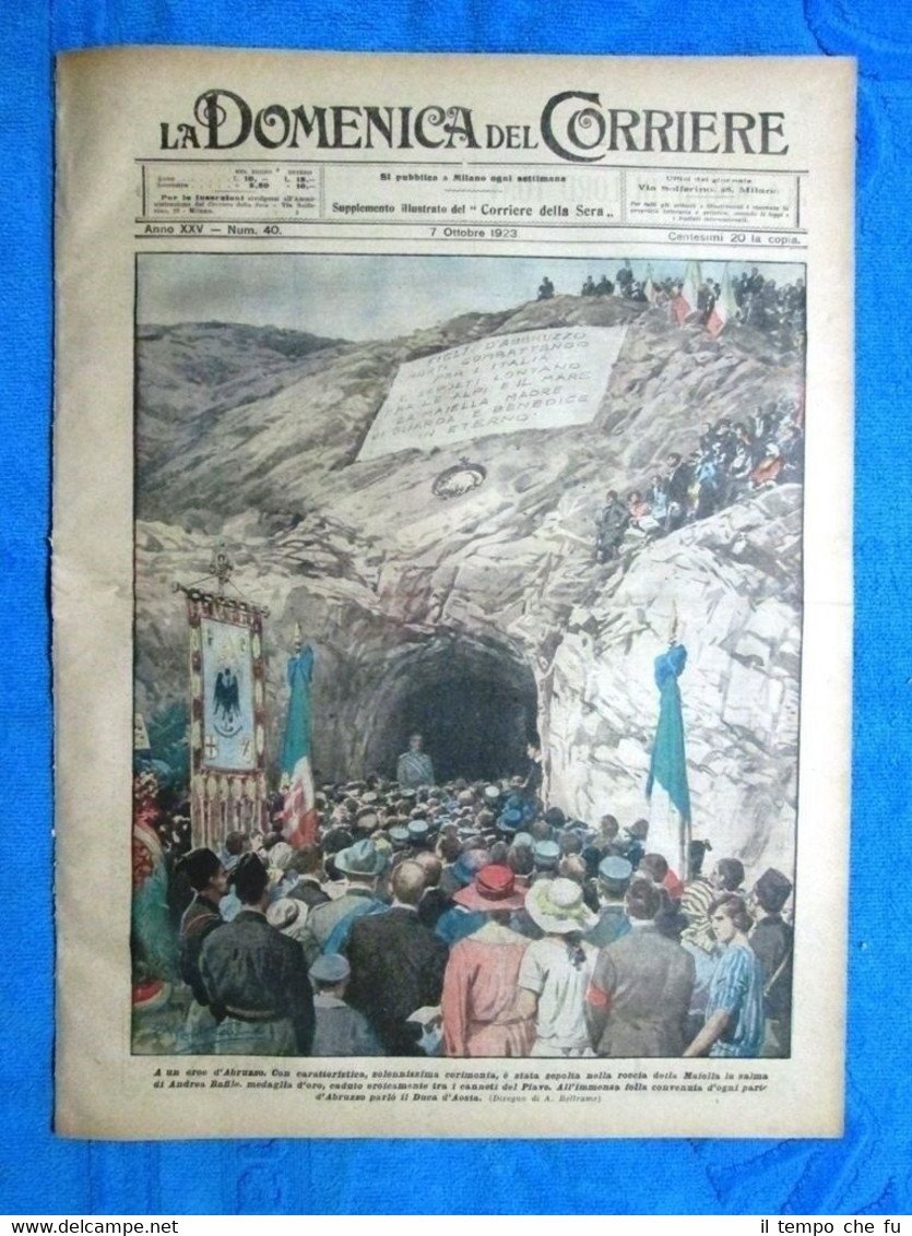 La Domenica del Corriere 7 ottobre 1923 A. Bafile - …