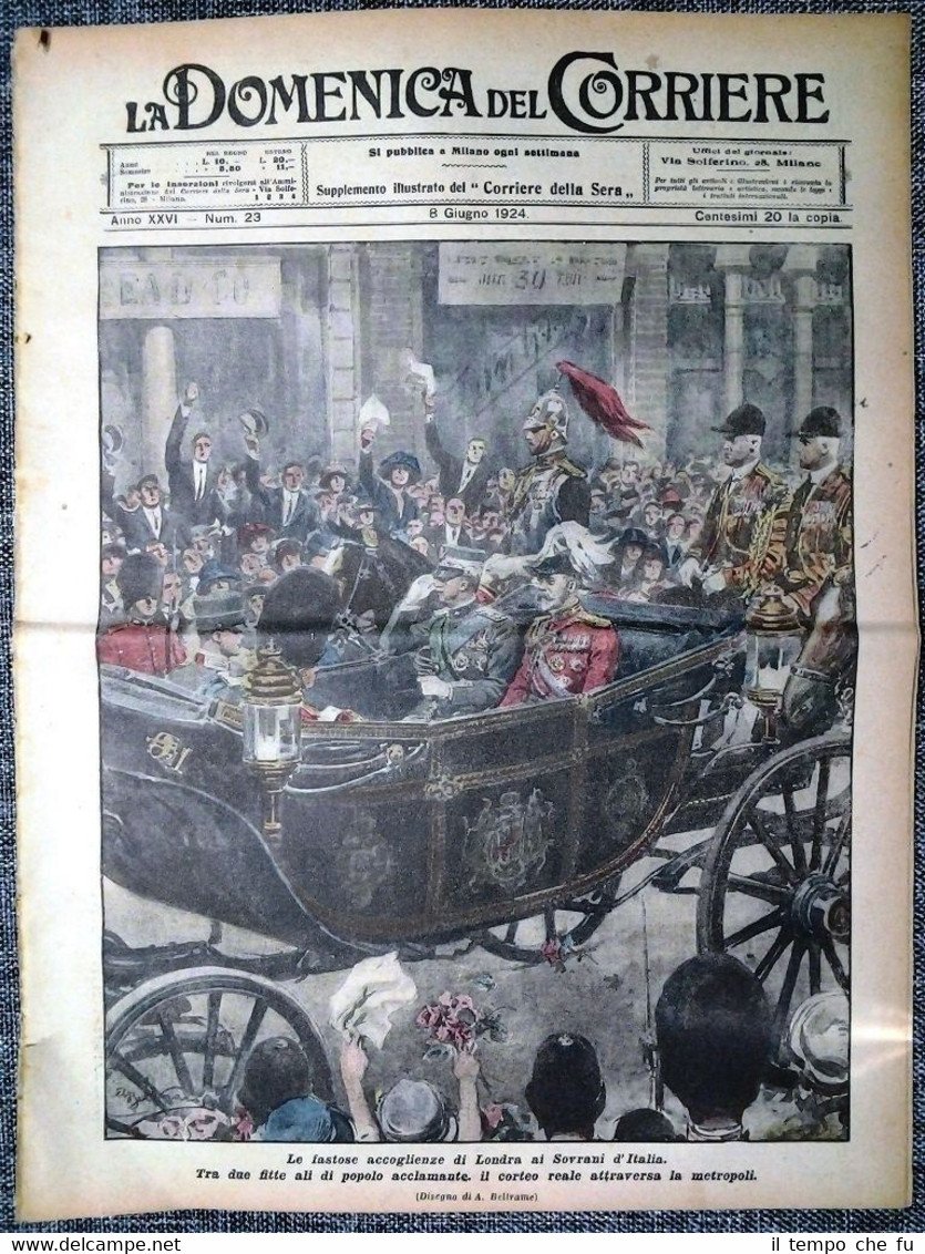 La Domenica del Corriere 8 Giugno 1924 Londra - Olimpiadi …