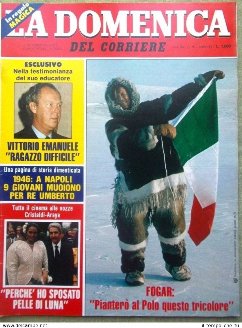 La Domenica del Corriere 9 Aprile 1983 Padre Pio P2 …