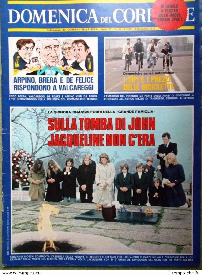 La Domenica del Corriere 9 Dicembre 1973 Agnelli Lama Cgil … | Immagine principale