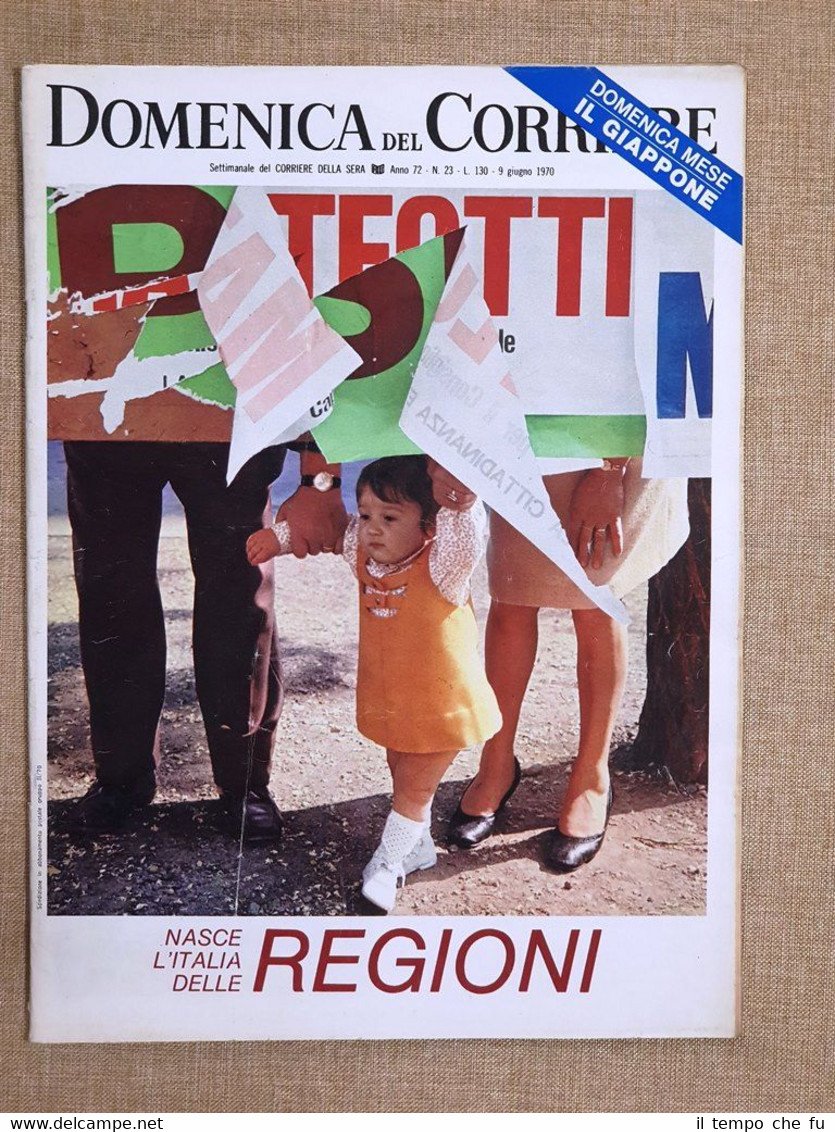 La Domenica del Corriere 9 giugno 1970 Regioni Denny McLain …