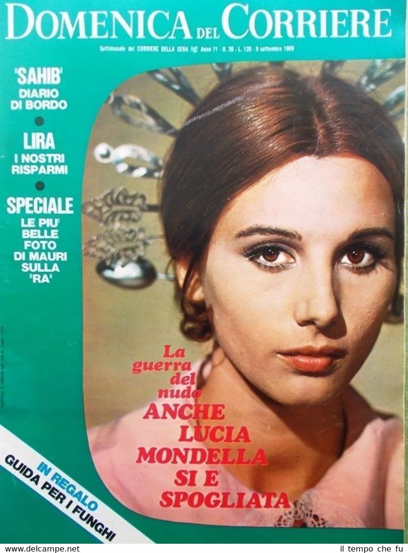 La Domenica del Corriere 9 Settembre 1969 Mao Cina Nudo …