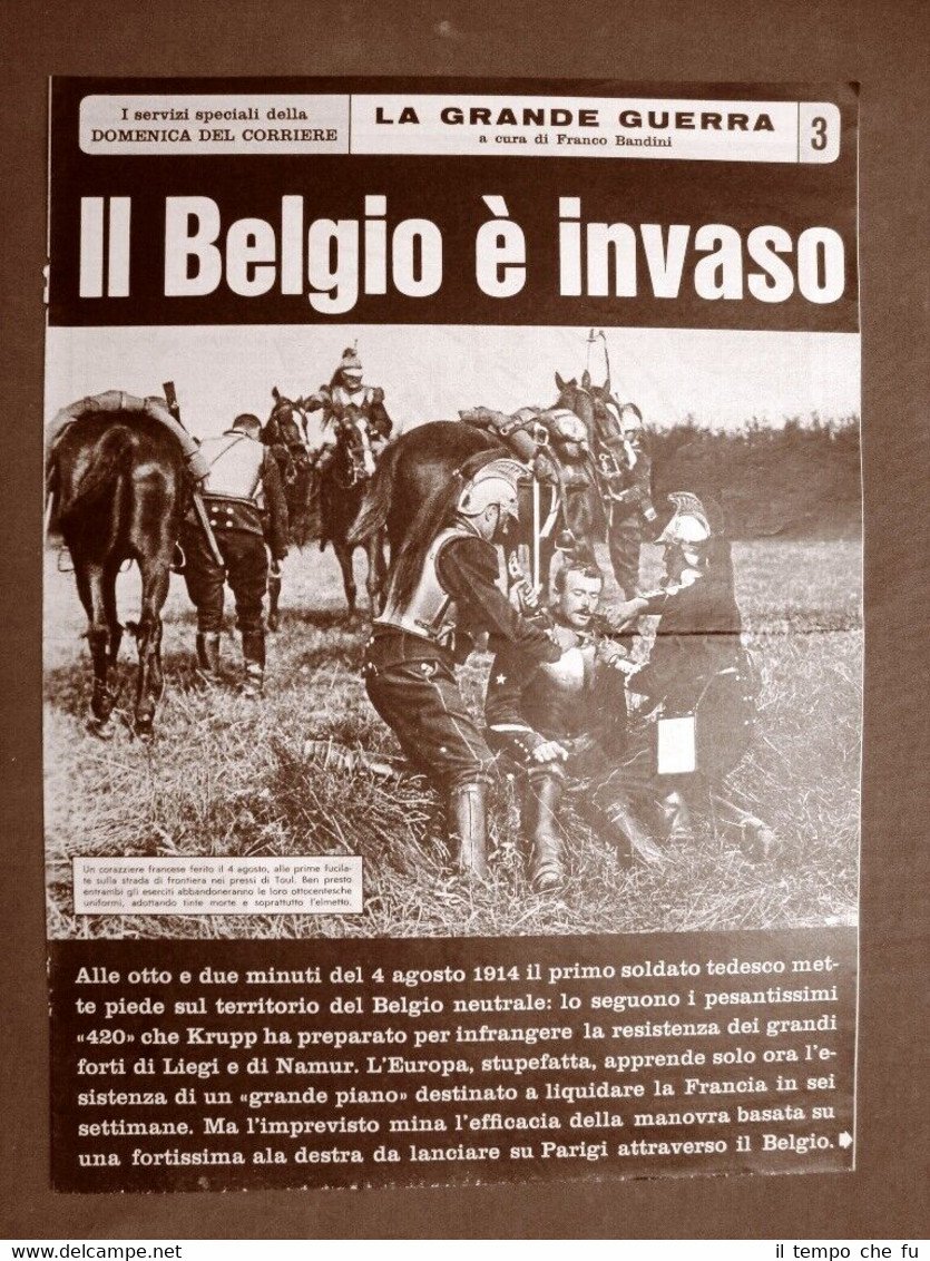 La Domenica del Corriere Inserto La Grande Guerra WW1 Invasione …