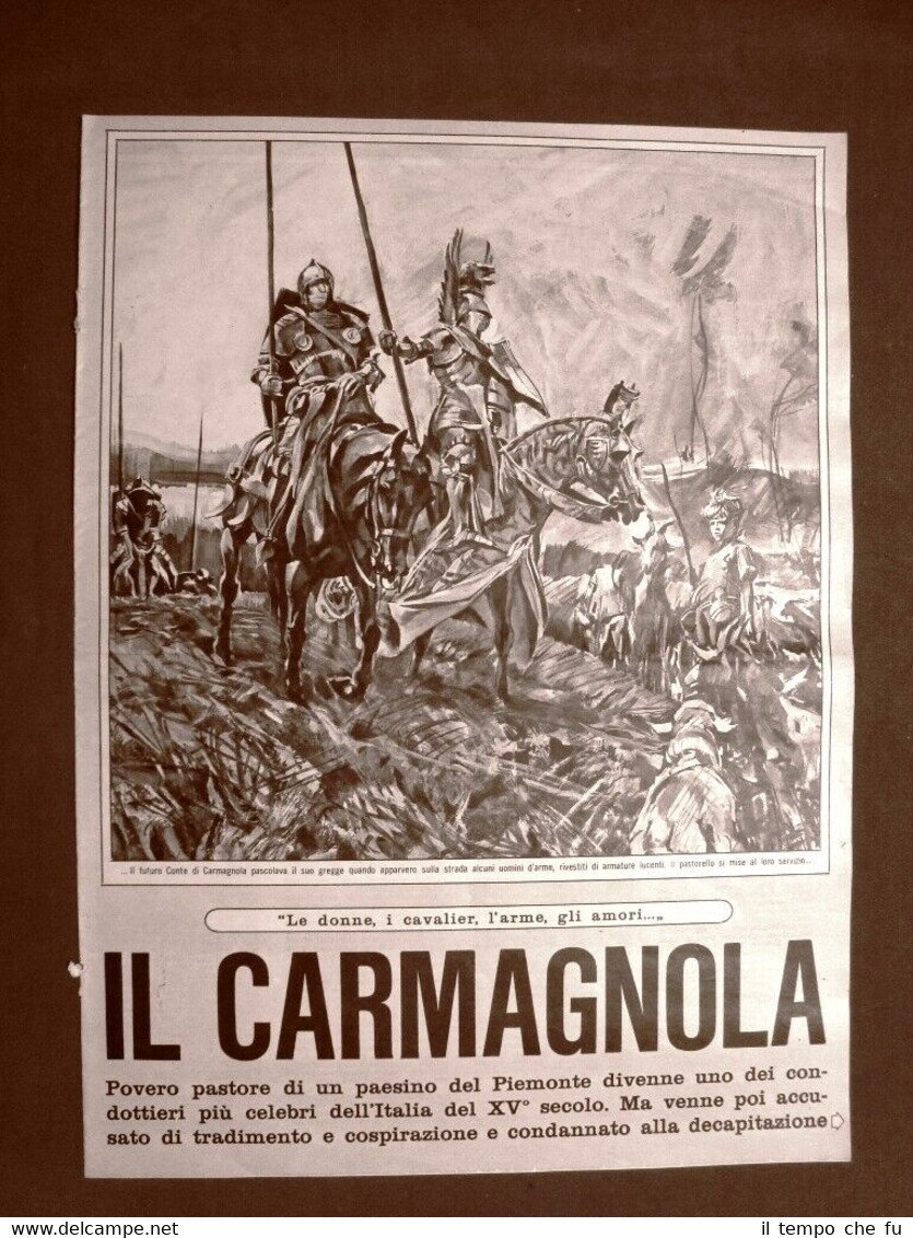 La Domenica del Corriere Inserto speciale Francesco Bussone detto Il …