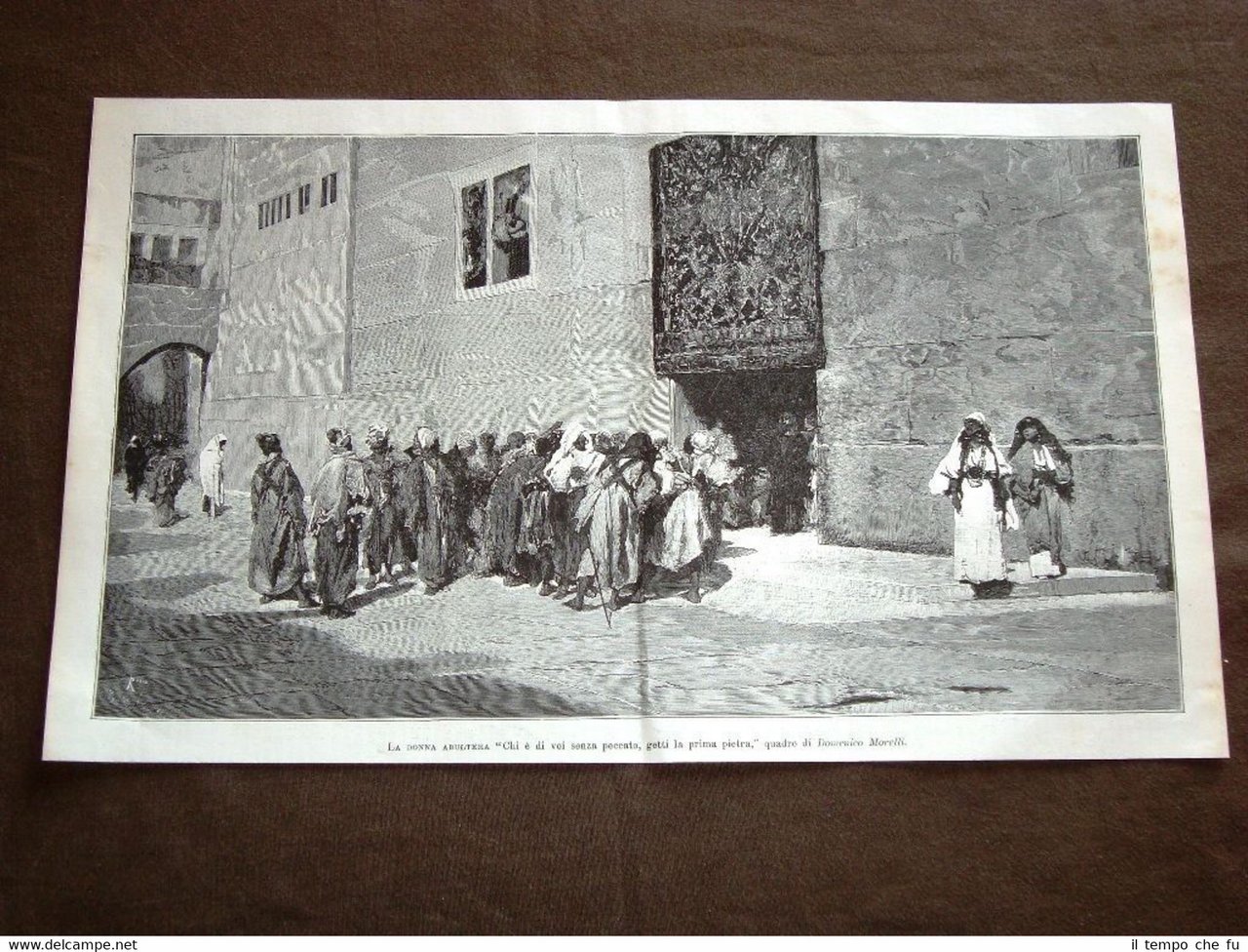 La donna adultera Quadro di Domenico Morelli del 1879 | Immagine principale