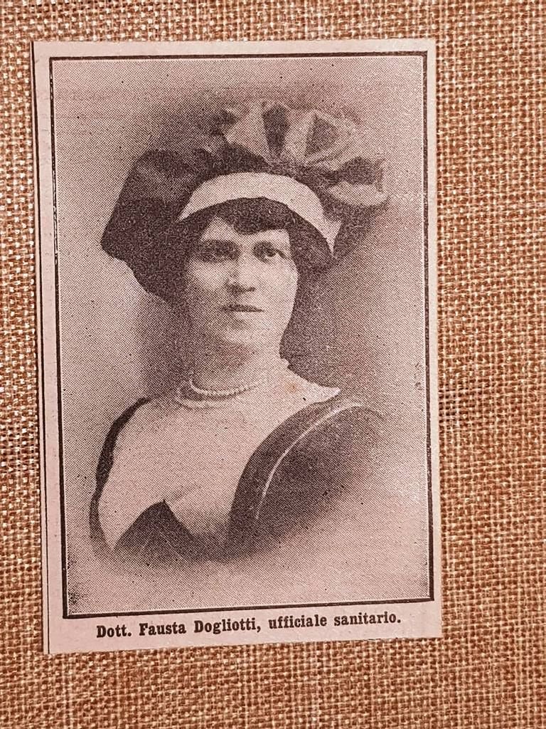 La Dottoressa Fausta Dogliotti nel 1914 Ufficiale sanitario