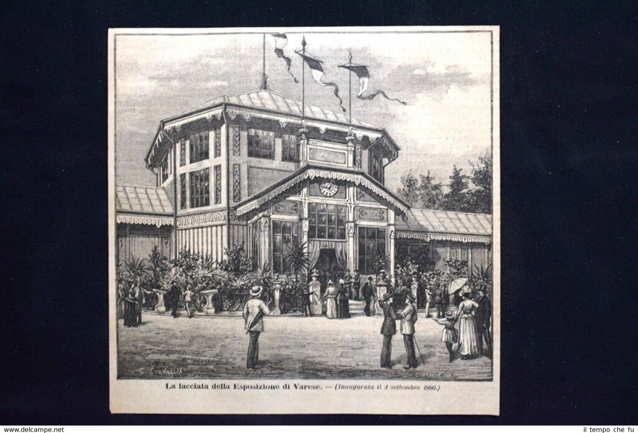 La facciata della Esposizione di Varese (Inaugurata il 4 settembre … | Immagine principale