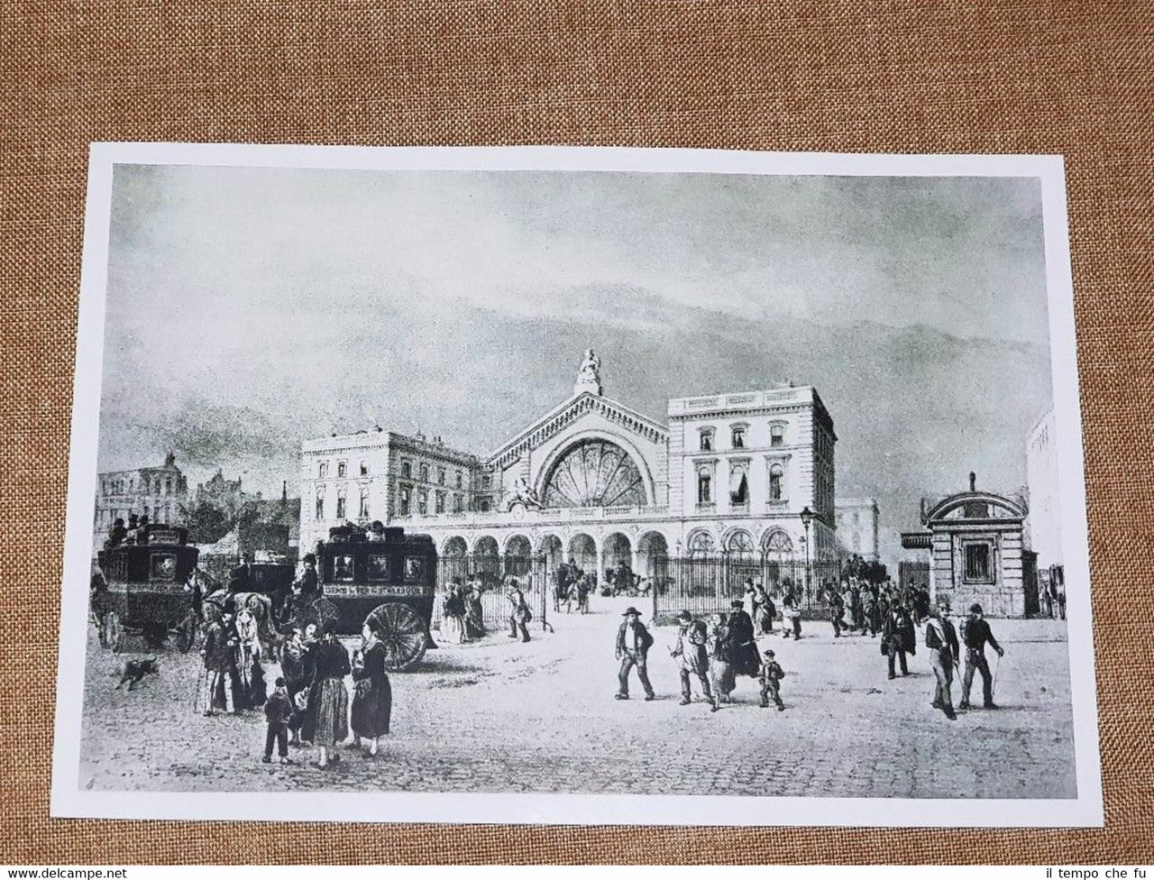 La ferrovia di Strasburgo o Strasbourg nel 1850 Francia Treni …