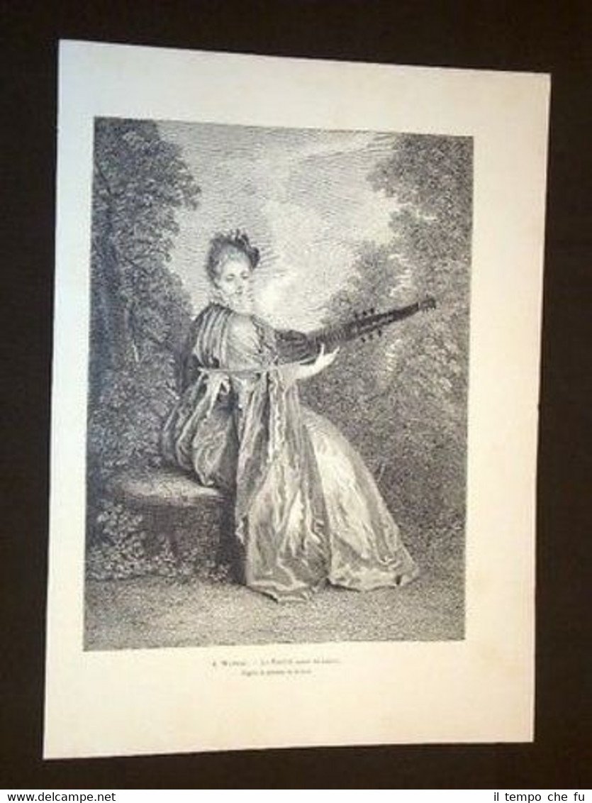 La Finette - A. Watteau