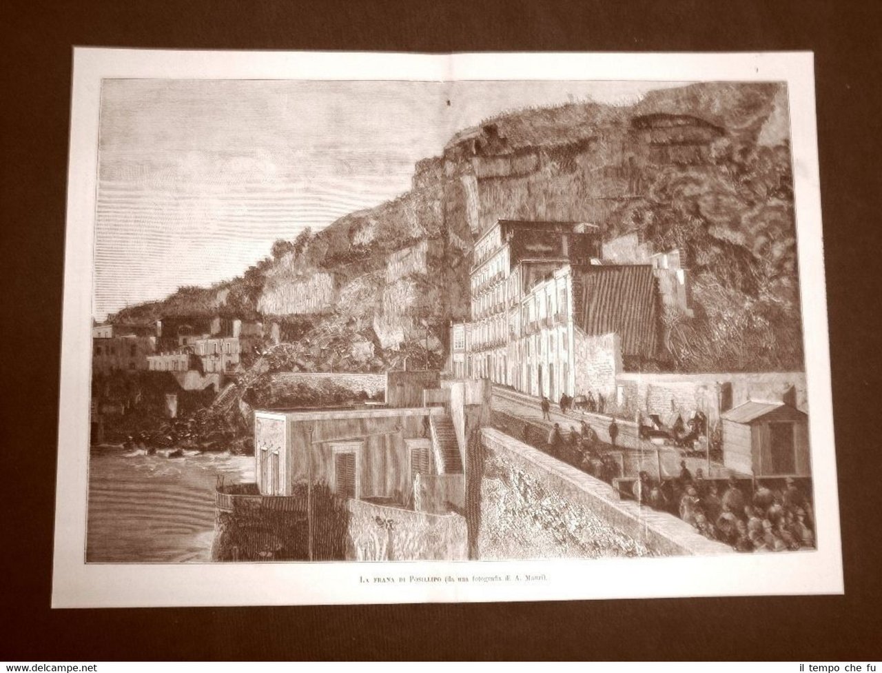 La frana di Posillipo nel 1889 Campania | Immagine principale