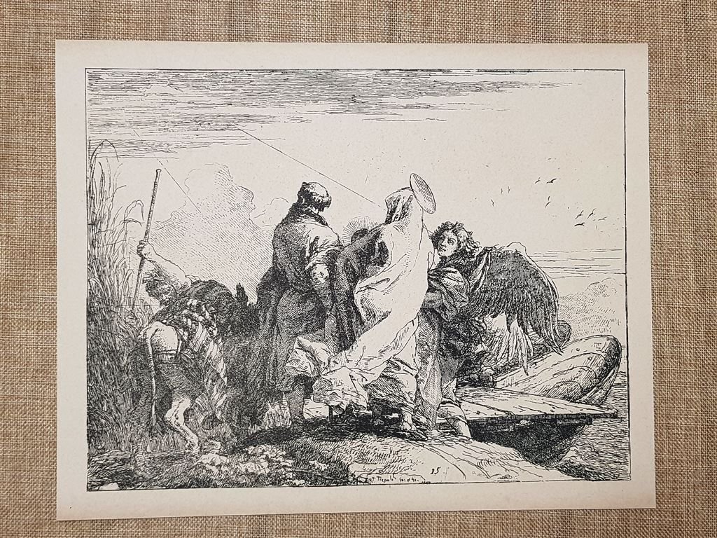 La fuga in Egitto (6) Giambattista o Batista Tiepolo Incisione … | Immagine principale