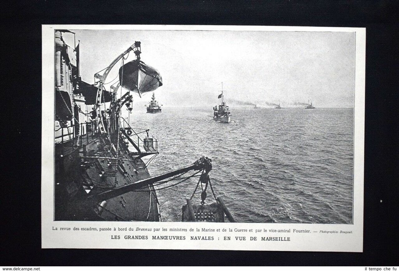 La Grandi Manovre Navali: in vista di Marsiglia: Brennus Stampa …