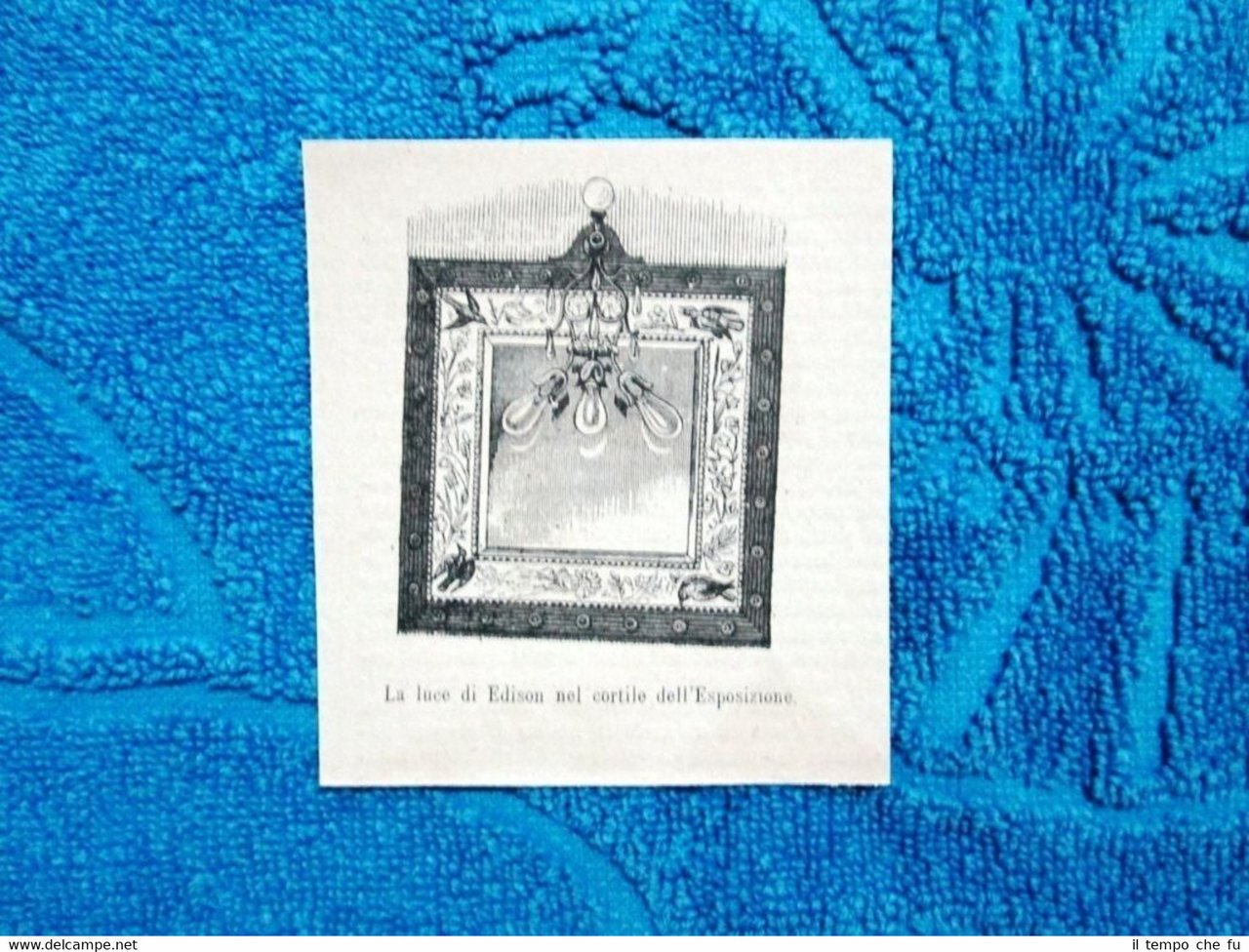 La luce di Edison nel cortile dell'Esposizione