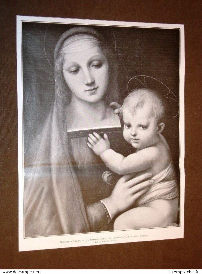 La Madonna detta del Granduca Quadro di Raffaello Sanzio