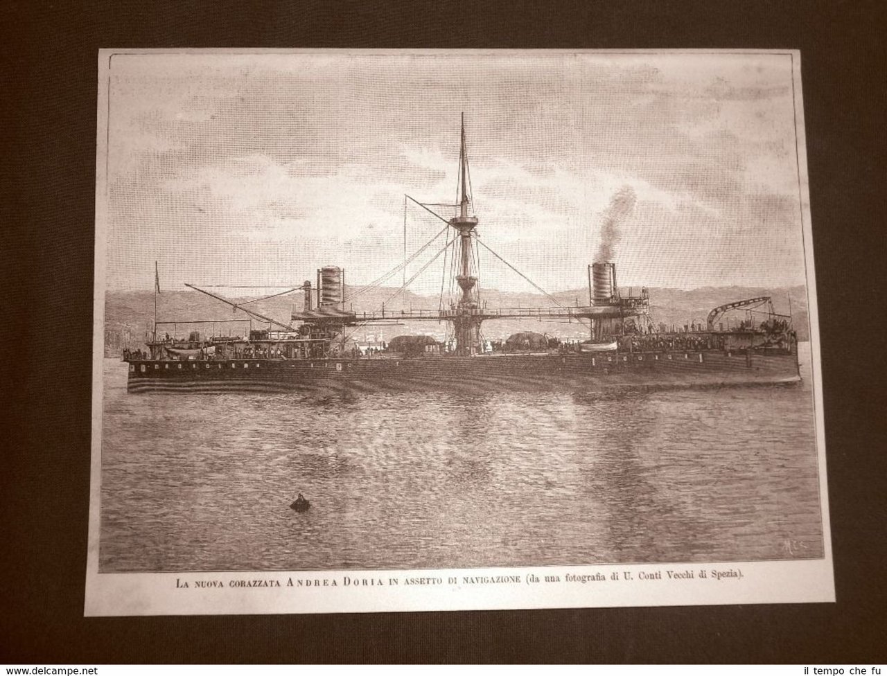 La Marina d'Italia nel 1890 La nuova corazzata Andrea Doria …