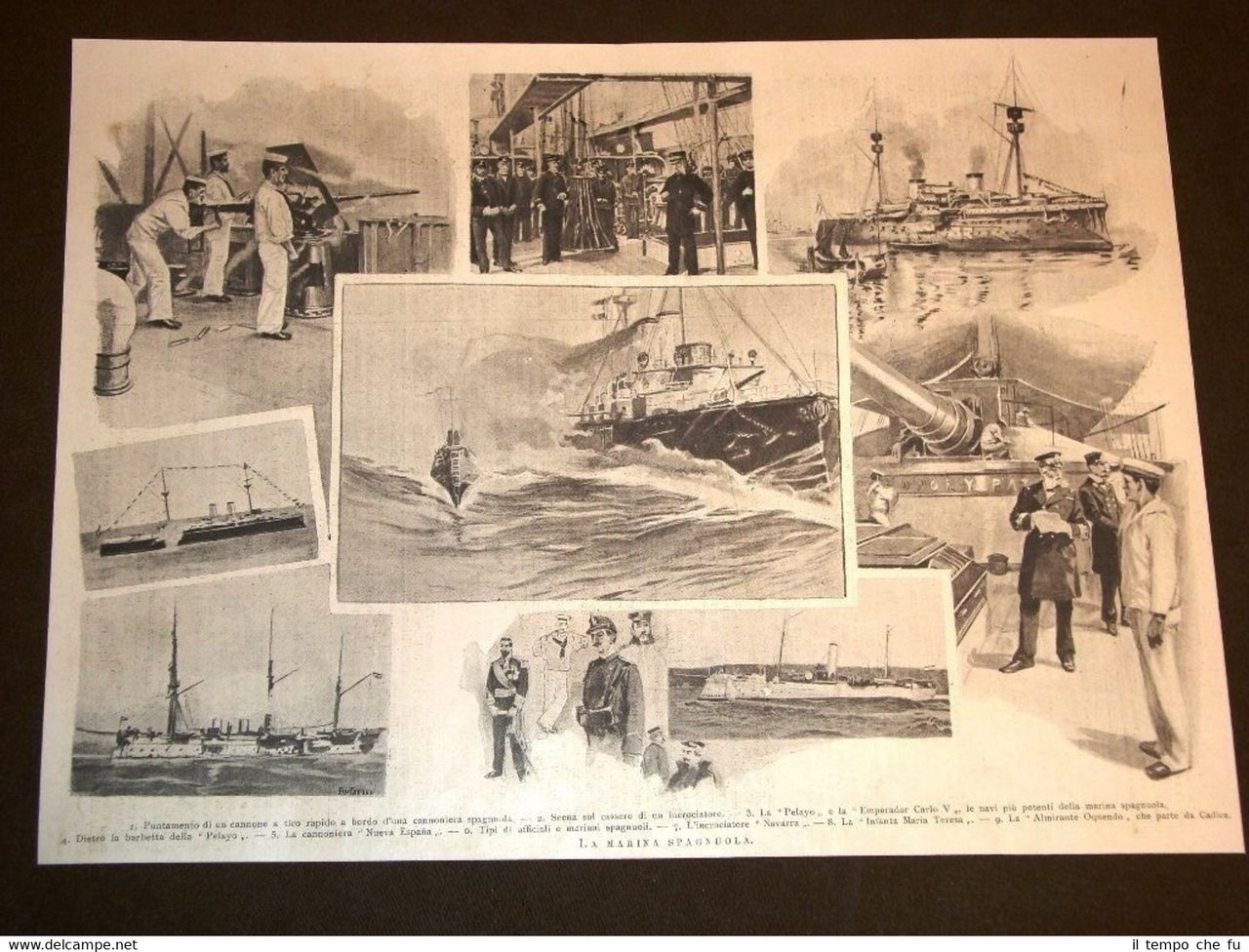 La Marina di Spagna nel 1898 Pelayo Emperador Carlo V …
