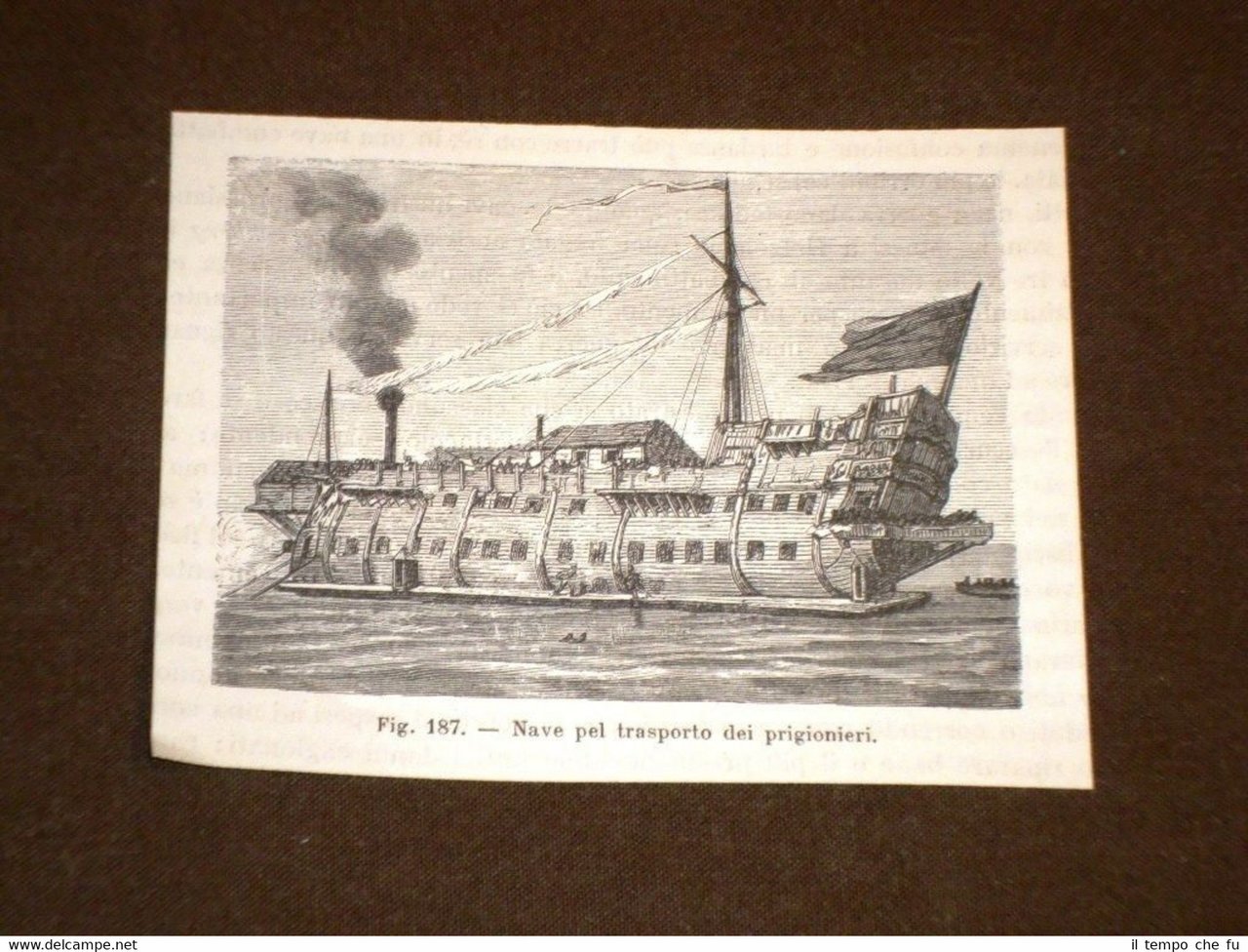 La marina nella storia Nave per il trasporto di prigionieri