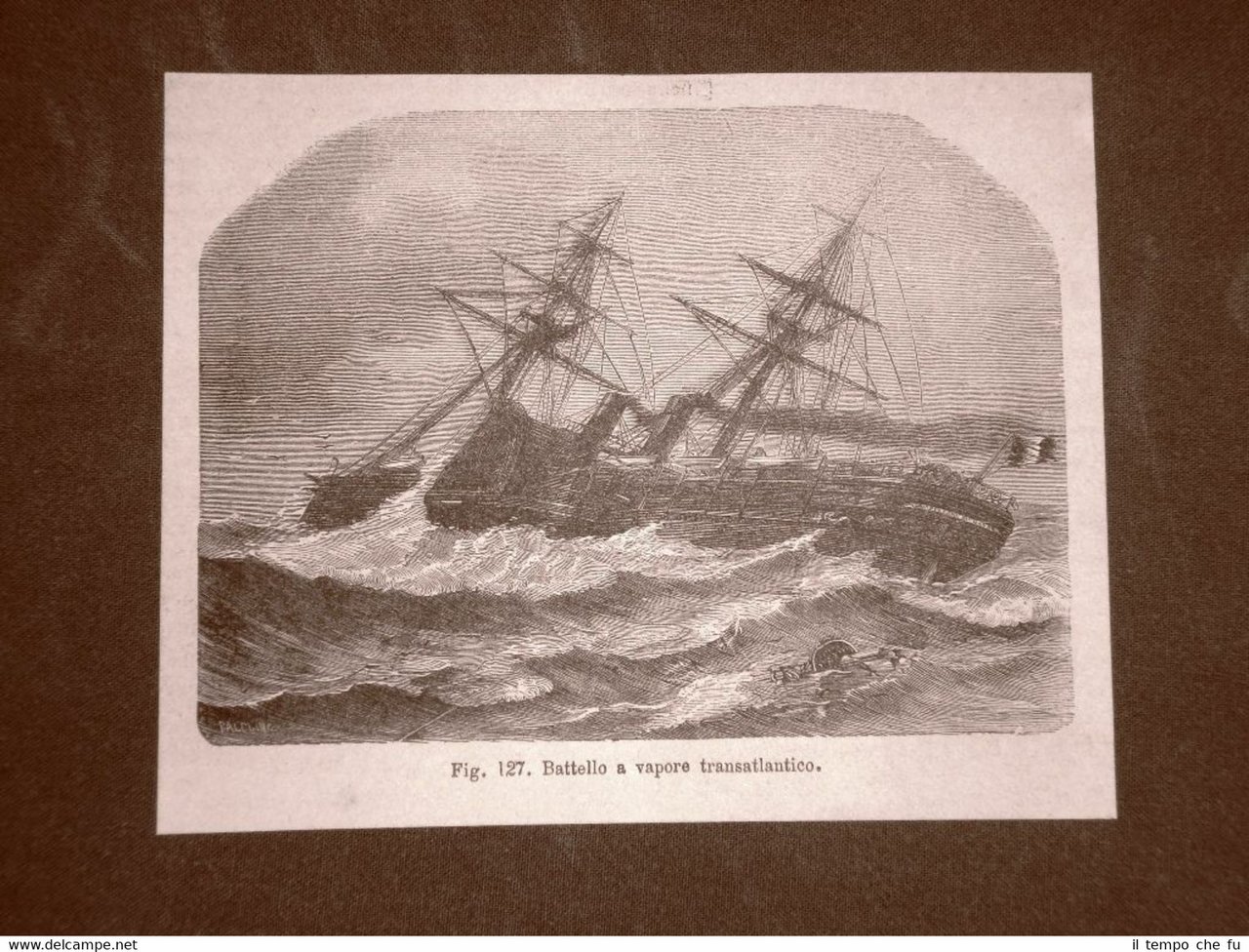 La Marina nella storia Un battello a vapore transatlantico nel …