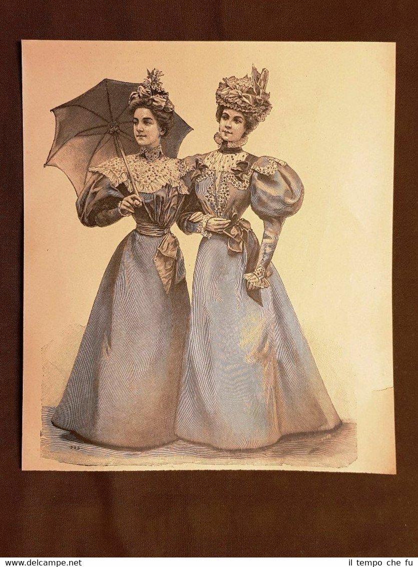 La moda ed il costume in Italia nel 1896 Abito …