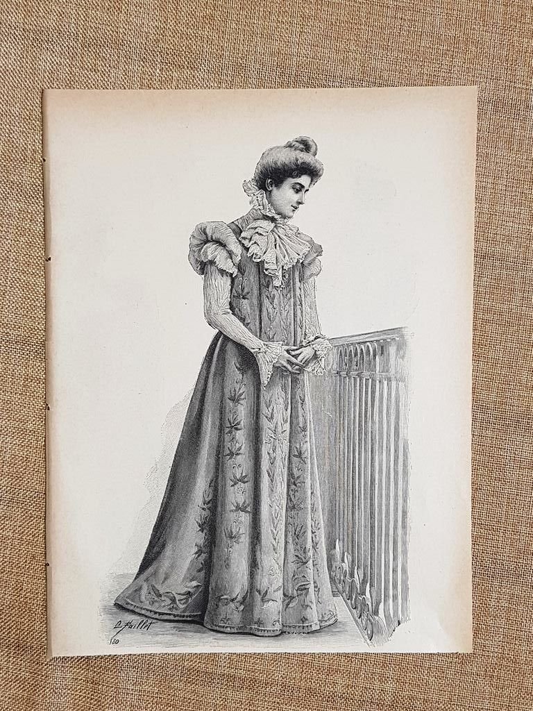 La moda in Italia nel 1898 Abito per donna | Immagine principale