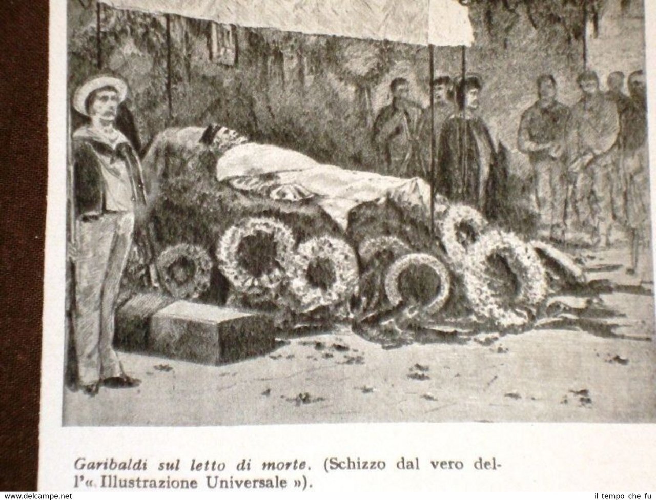 La Morte di Giuseppe Garibaldi + Garibaldi sul letto di …