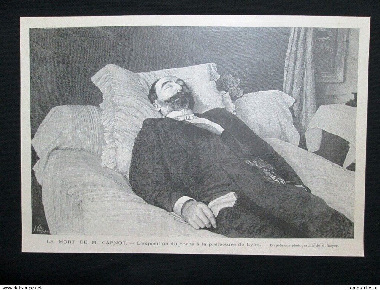 La morte di Marie François Sadi Carnot, 25 giugno 1894 … | Immagine principale