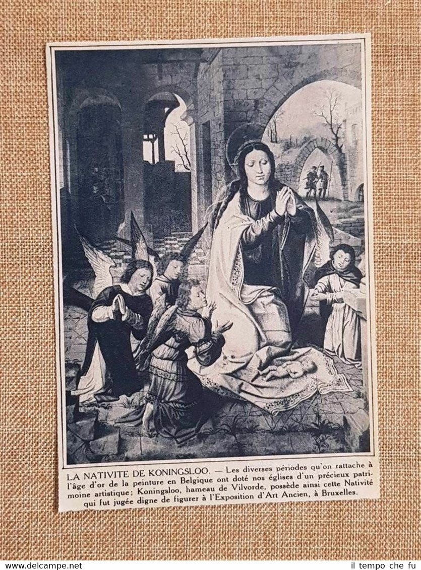 La natività Koningsloo Stampa del 1936