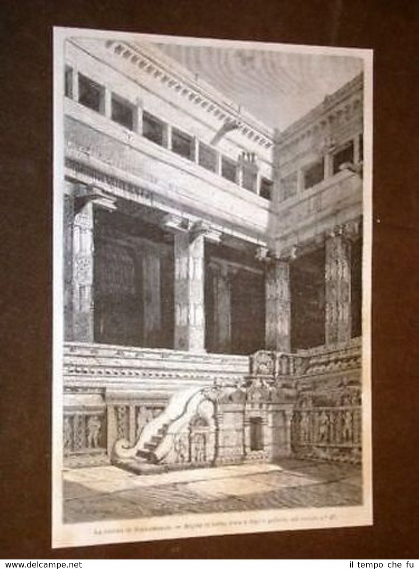 La Pagoda di Scillambaran Angolo di corte scala a doppia …