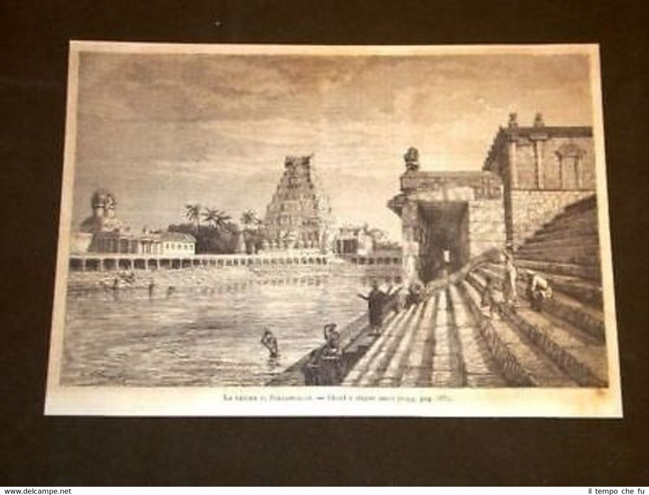 La Pagoda di Scillambaran Ghaut o Stagno sacro India