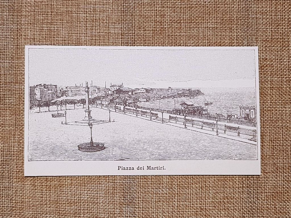 La Piazza dei Martiri nell'800 Catania Sicilia