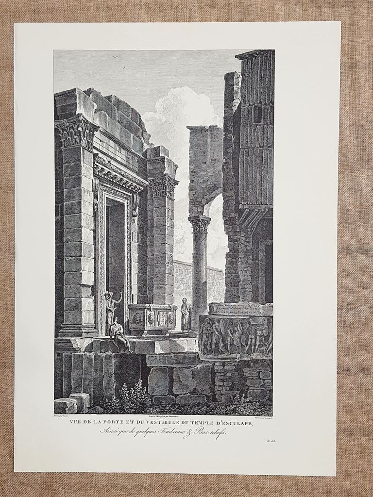 La porta e vestibolo del Tempio di Esculapio Spalato Croazia … | Immagine principale