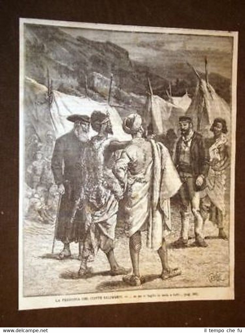 La prigionia del Conte Salimbeni in Etiopia