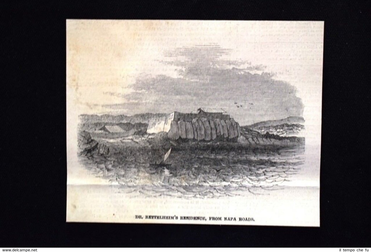 La residenza del dottor Bettelheim, da Napa Roads Incisione del …