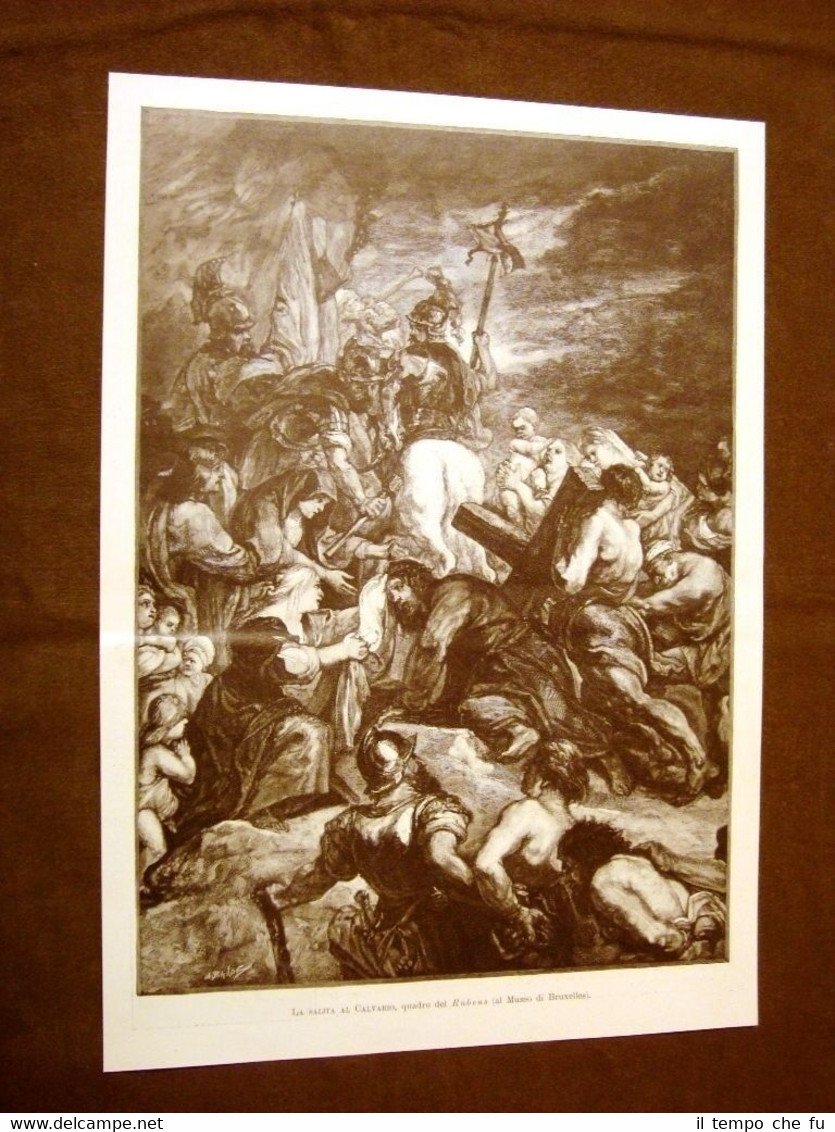 La salita al Monte Calvario Quadro di Rubens Al Museo …