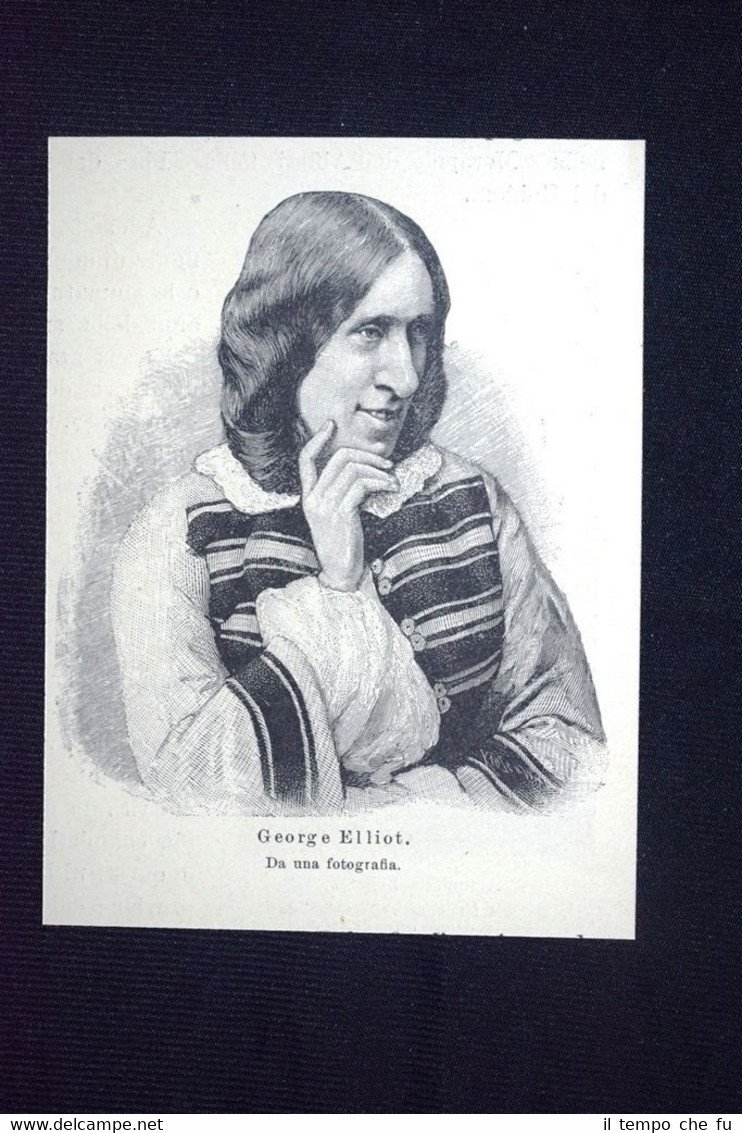 La scrittrice britannica George Elliot