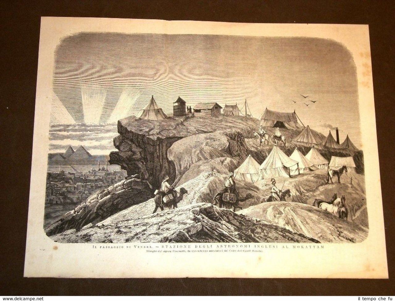La Stazione degli astronimi inglesi al Mokattam nel 1875 Il …