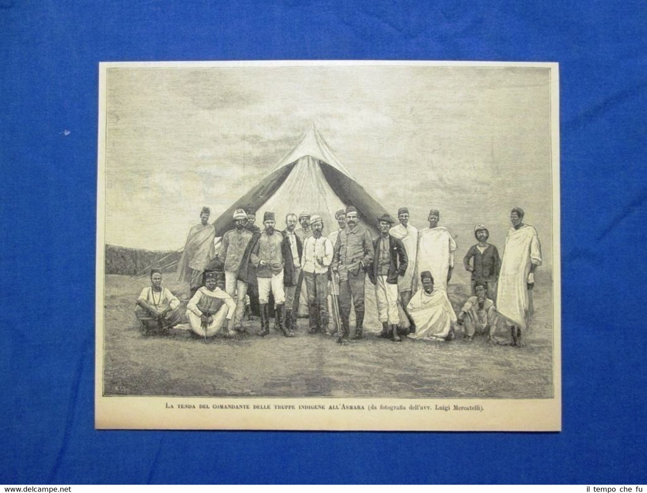 La tenda del comandante delle truppe indigene all'Asmara (Eritrea) nel … | Immagine principale