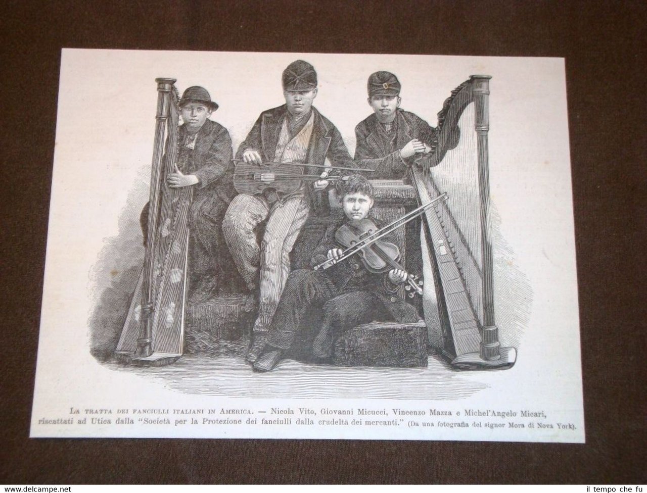 La tratta dei fanciulli nel 1879 Utica N. Vito, G. …