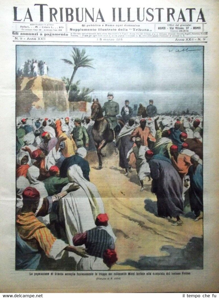 La Tribuna Illustrata 1 Marzo 1914 Questione Indigeni Camera in …
