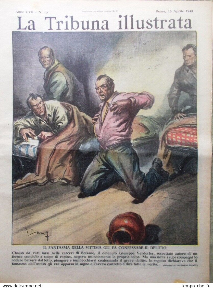 La Tribuna Illustrata 10 Aprile 1949 Socialismo Ingrid Bergman Garson …