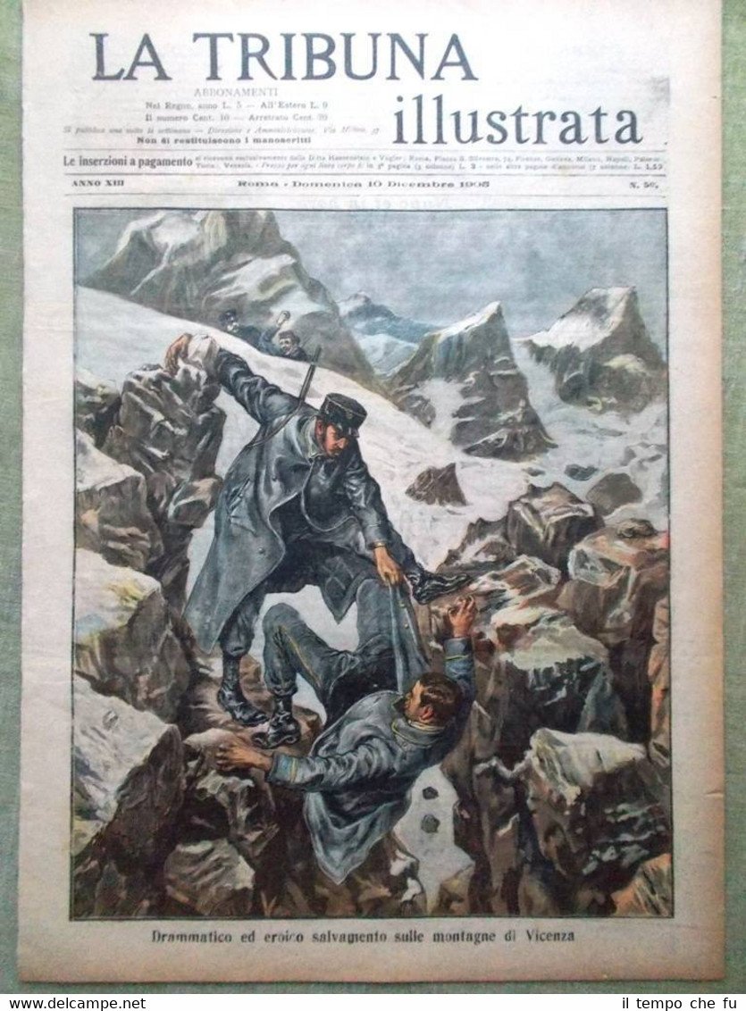 La Tribuna Illustrata 10 Dicembre 1905 Santa Eufemia Aspromonte Sebastopoli …