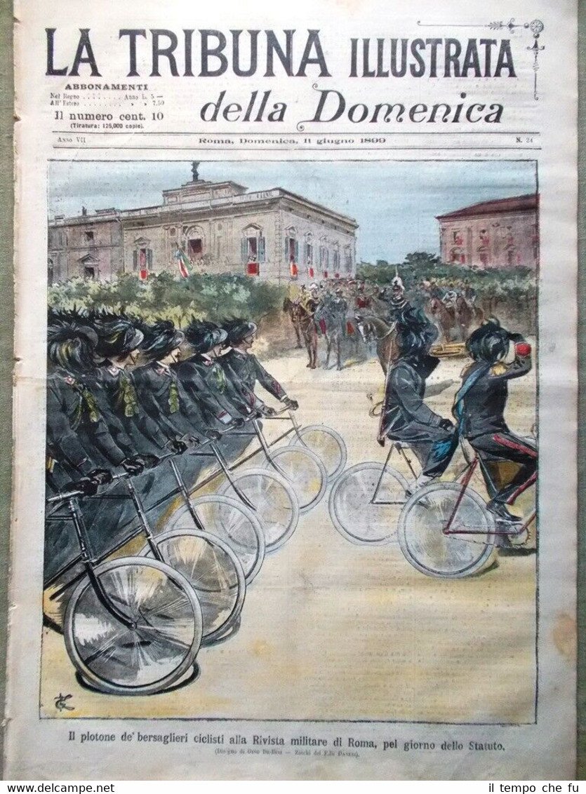 La Tribuna Illustrata 11 Giugno 1899 Dreyfus Innocente Volta Centenario …