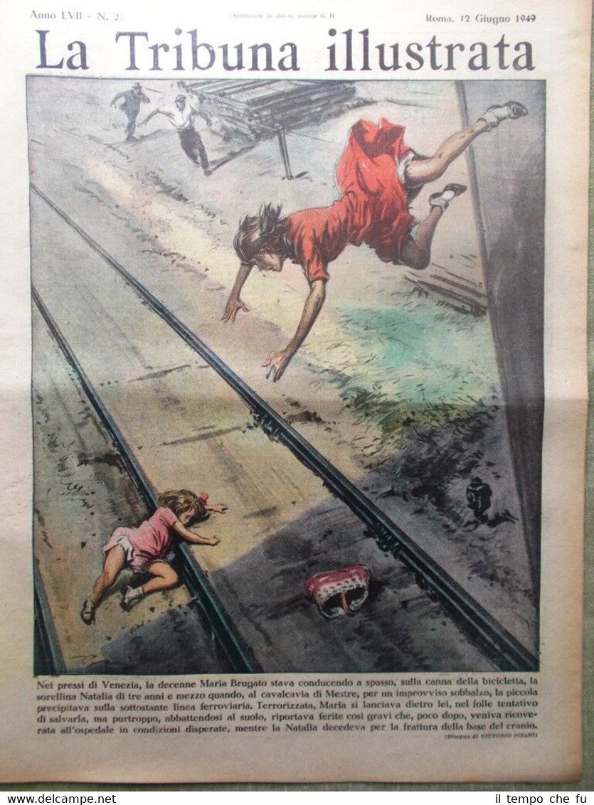 La Tribuna Illustrata 12 Giugno 1949 Bandito Giuliano Rasputin Hayworth …