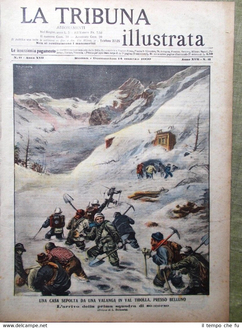 La Tribuna Illustrata 14 Marzo 1909 Compagnia Stabile Caran D'Ache …