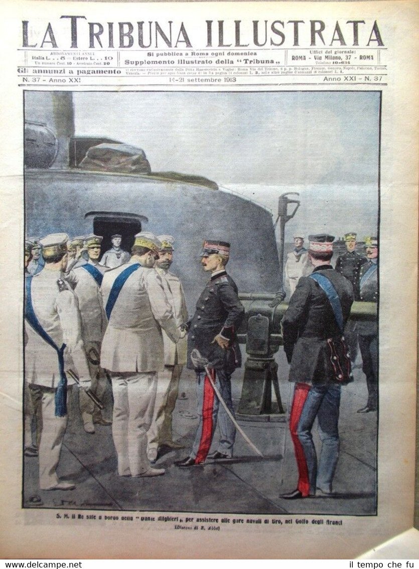 La Tribuna Illustrata 14 Settembre 1913 Johnson Boxe Ginnastica Madonna …