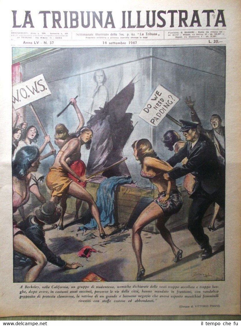 La Tribuna Illustrata 14 Settembre 1947 Abd El-Krim Belgio Zacconi …